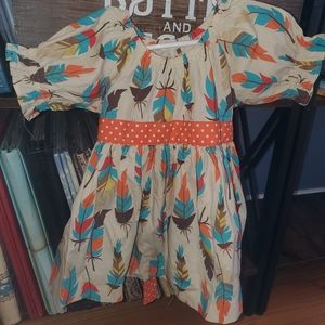 Eleanor Rose Thanksgiving feathers size 2